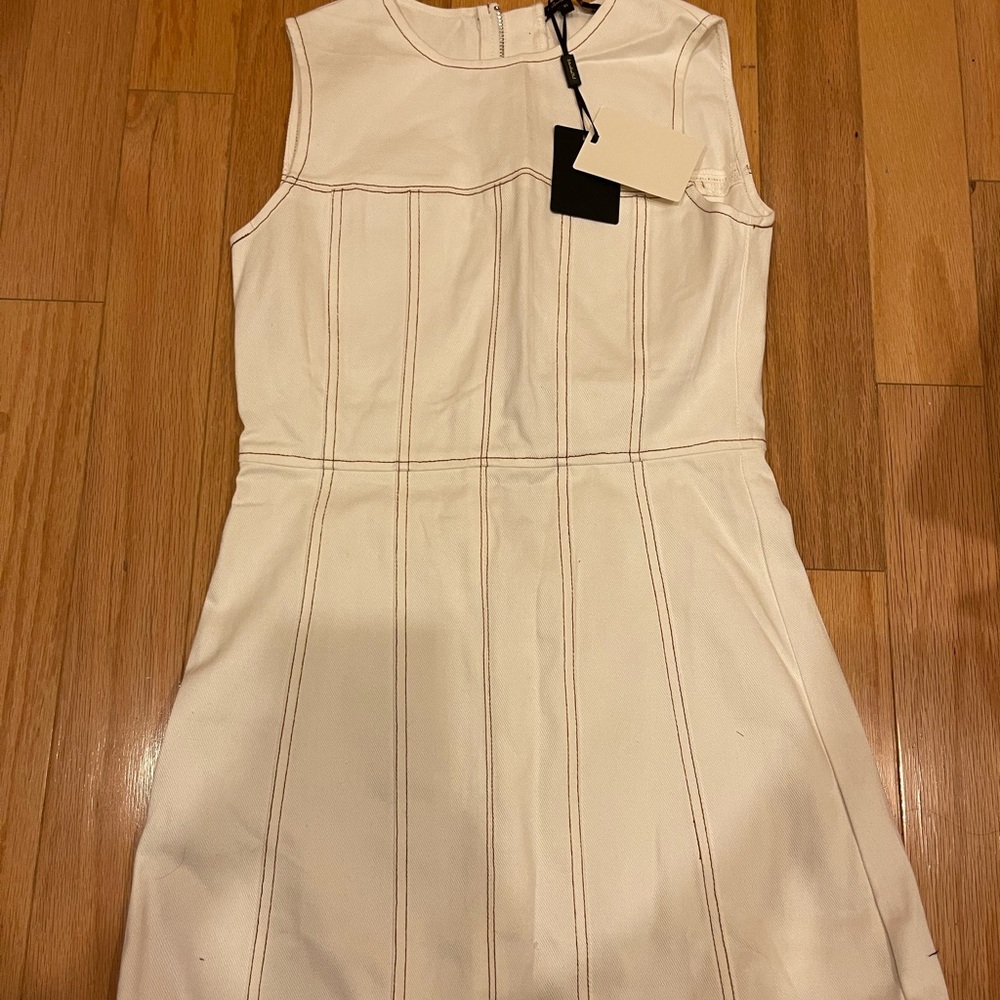 White denim dress NEW WITH TAGS